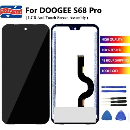 100% Tested For DOOGEE S68 Pro LCD Display + Touch Screen Digitizer Assembly Replacement For Doogee S68Pro S68 Pro Cell Phone