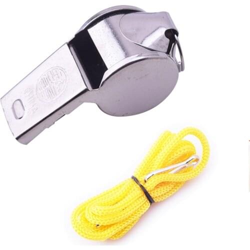 1PCS Metal Whistle Rugby Party Training Like Referee Sport Whistle School Soccer Football Outdoor sports Whistle wholesale