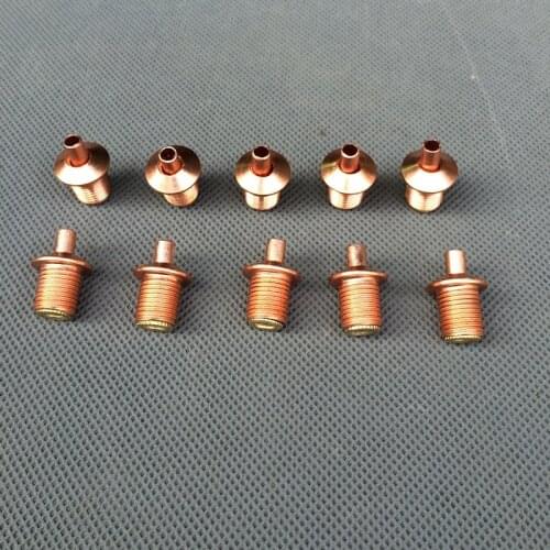 10pcs/lot red copper steel wire rope fixator steel Cable Grip Wire Clip Cord Grip wire lock for office lighting pendant lamp