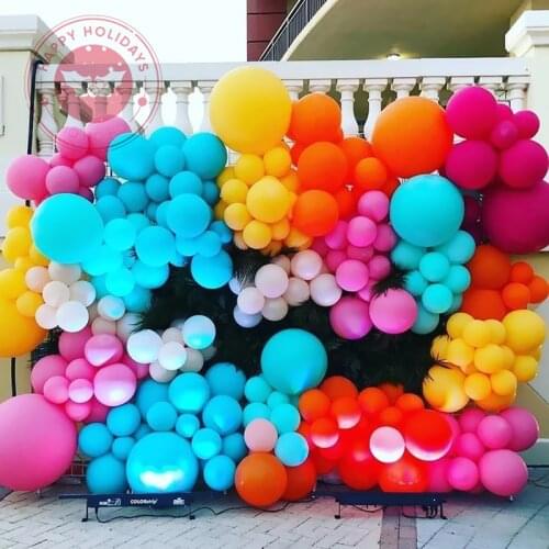 20pcs/lot big matte latex balloons wedding arch decoration birthday party decor 5-36inch 20 colors inflatable helium balloon