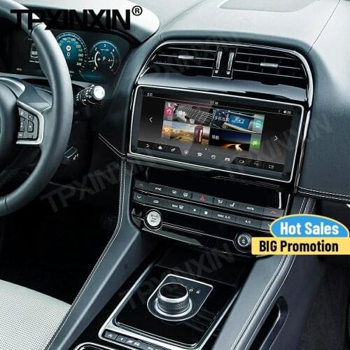 8+64G Carplay Car Radio 2 Din Stereo Receiver Android 10 For Jaguar F-Pace Fpace X761 2016 2017 2018 2019 GPS Screen Audio Unit