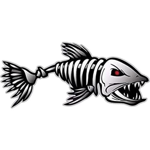 Fish Bone Car Stickers Outdoor Fish Bone Car Stickers Decals Decorative Body Stickers