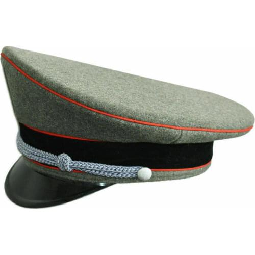 Free Shipping WW2 German M36 Military Army Artillery Officers Service Visor Hat Cap armyshop2008