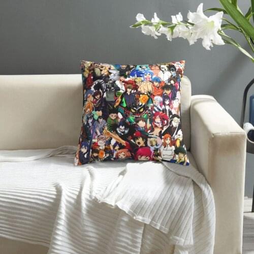 All Anime pillowcase printed cushion cover sofa waist pillow pillow cover