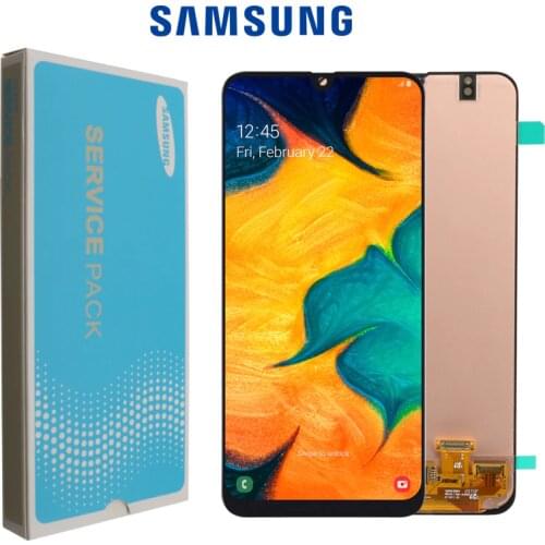 ORIGINAL 6.4'' SUPER AMOLED LCD Display for SAMSUNG GALAXY A30 A305/DS A305F A305FD A305A Touch Screen Digitizer Assembly