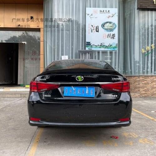 For Toyota Crown 2015-2018 high quality Carbon Fiber rear boot Wing Spoiler Rear Roof Spoiler Wing Trunk Lip Boot Cover