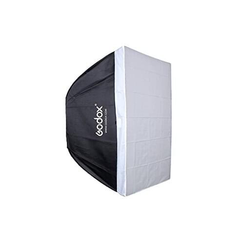 Godox 60x60cm / 24"x24" Bowens Mount Rectangular Portable Studio Strobe Softbox Diffuser for Studio Strobe Flash Speedlite