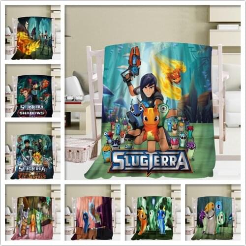 New Arrival Slugterra Blankets 3D Printing Soft Blanket Throw on Home/Sofa/Bedding Portable Adult Travel Cover Blanket