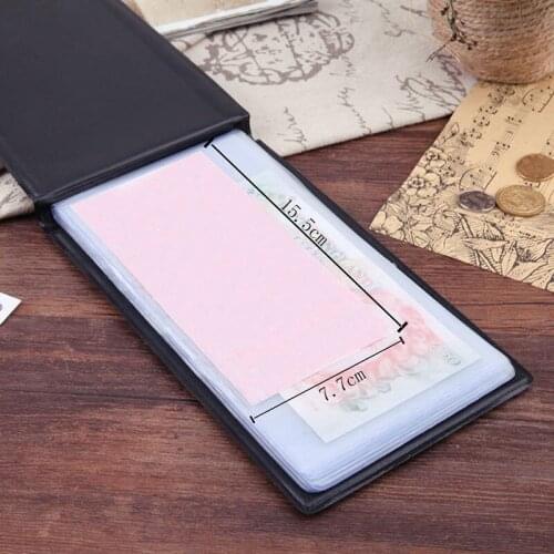 New Creative 20 Pages Money Albums For World Paper Money Album Holder Money Banknote Storage Case Paper Money Collector