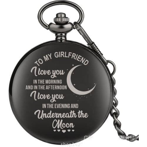 Birthday Gift For Girlfriend Pocket Watch Romantic love Gift Anniversary present Valentines day Gift