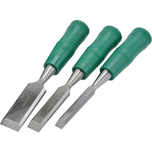 Handle Woodworking Tool with Plastic Grip Handles Carving Wood Chisel Carpentry