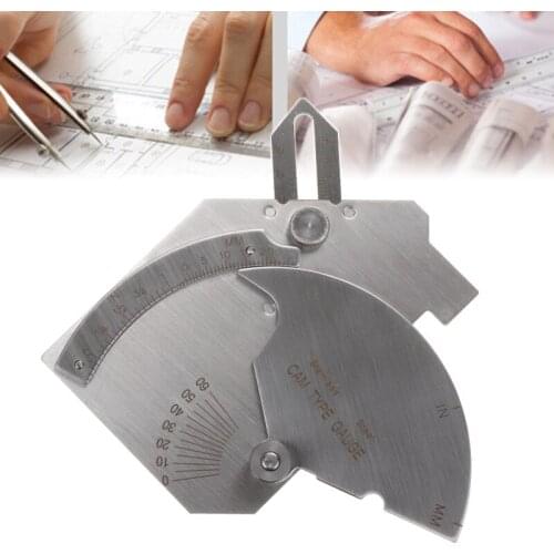 Silver Bridge Cam Gauge Gage Test Ulnar 2"/ 50mm Mayitr Stainless Steel Welding Gauge Welder Inspection Gauge Measuring Tool