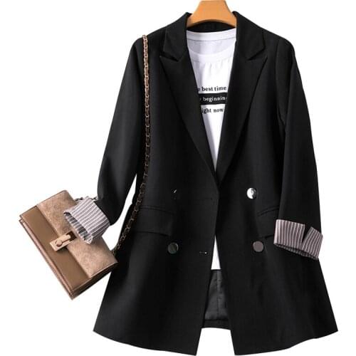 Spring high quality Fashion Blazer Jacket Women Suit European Work OL Blazer Long Sleeve Blazer Outerwear New blazer feminino