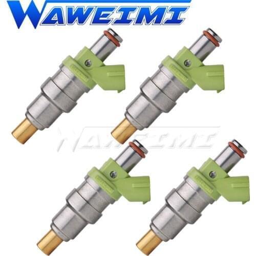WAWEIMI 4x 1000cc Fuel Injector Nozzle 1001-87096 63566 For Nissan Skyline GT-R 200SX Lancer Evo 1 -9 RX-7 4G63