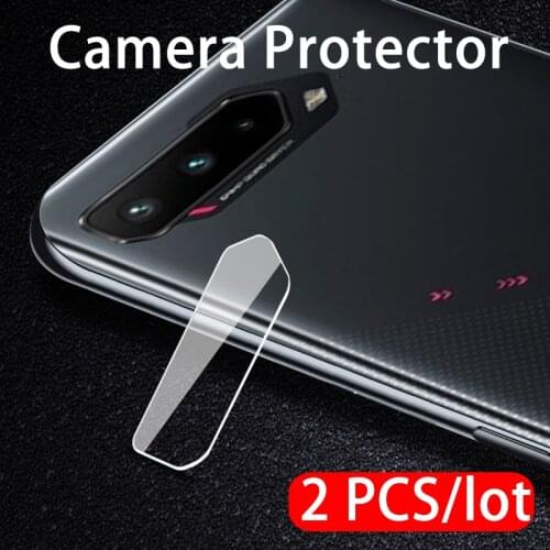 2 Pcs HD Camera Lens Protective Glass For Asus ROG Phone 3 5 Phone3 Phone5 ZS673KS I005DA I005DB ZS661KS Protector Tempered Film