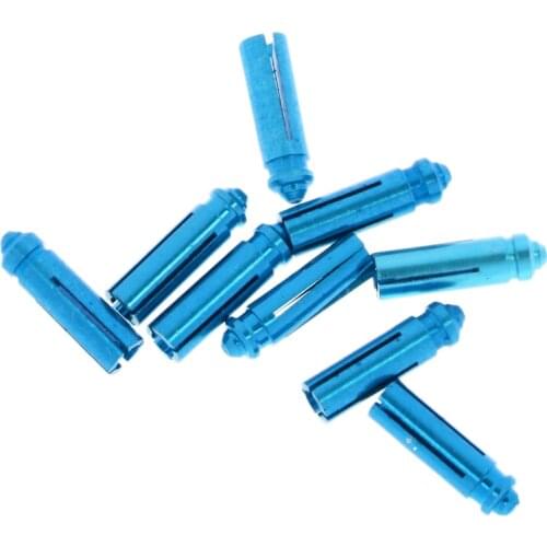 Aluminum Dart Savers Protectors, Set of 18, Purple + Blue