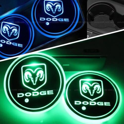 For Car Dodge Viper Challenger Kerring automotive atmospher interior retrofitting decorative onboard water coasters LED lights