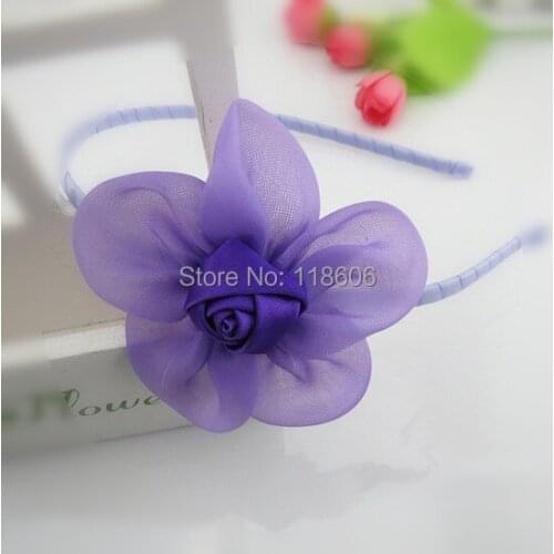 Free Shipping Children sunflower rose buds hair hoop head band