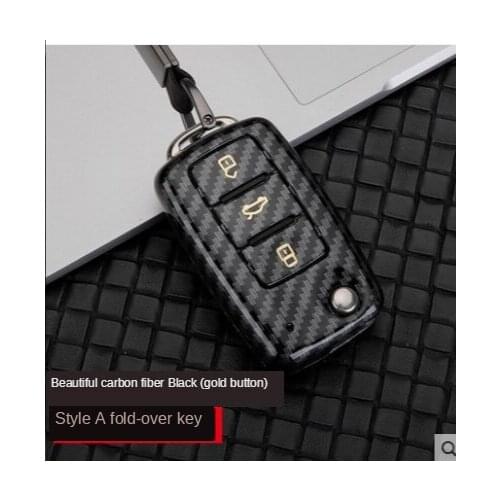 Fit for VW Lavida/Tiguan l/TAYRON/Tharu/MAGOTAN/for Polo Golf 7/T-ROC car key cover shell buckle