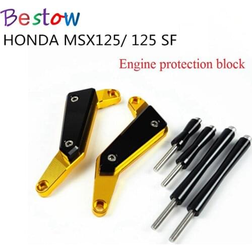 Motorcycle Engine Protection Block For Honda MSX125 MSX125-SF Modified Motor Engine Cover CNC Motorcycle Engine protection cover