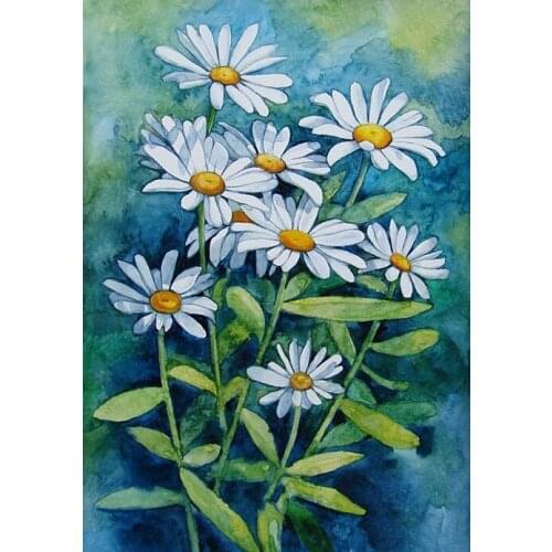 JMINE Div 5D daisy flower Full Diamond Painting cross stitch kits art High Quality Floral 3D paint by diamonds