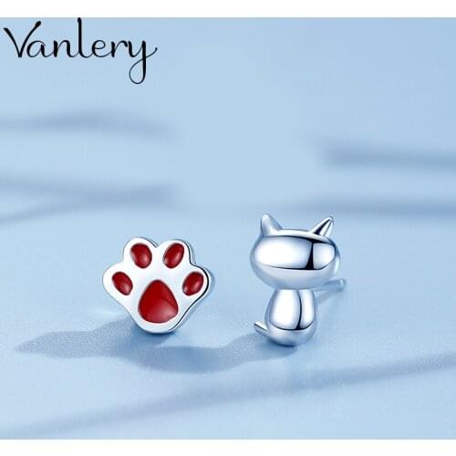 Korean Version of Retro Vintage Cat Earrings For Women Punk Geometric Earrings 2021 New Trendy Jewelry