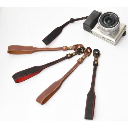 Leather Camera Strap Wrist Hand Belt Strap for DSLR Camera Sony Canon DSLR SLR