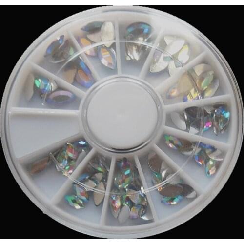 Nail Art tool set 12 colours nail rhinestones NAIL Crystal free shipping