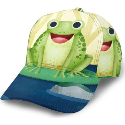 2021 New Baseball Cap Fishing Caps Men Outdoor Hunting Hat Hiking Hat Frog Natural Habitat
