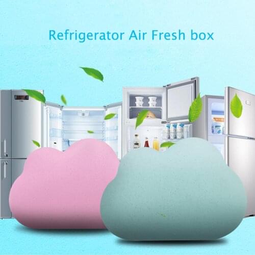 New Cloud Shape Fridge Refrigerator Air Fresh Box Purifier Charcoal Deodorizer Absorber Freshener Eliminate Odors Smell 3 Color