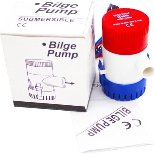 Bilge Pump 12V/24V DC New style 350 500 750 1100 GPH Submersible Pump /Cruise Ship Drain Pump / Marine Pump