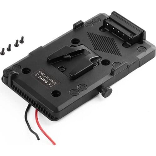 V-Mount Battery Power Plate Adapter with D-Tap Output for -Sony DSLR Camera Camcorder Video Light A50 Monitor E56B