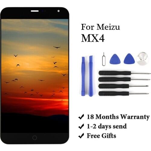 5.36inch LCD For Meizu MX4 LCD Display Touch Screen Panel Digitizer Assembly Replacement arts+Tools For Meizu MX4 LCD