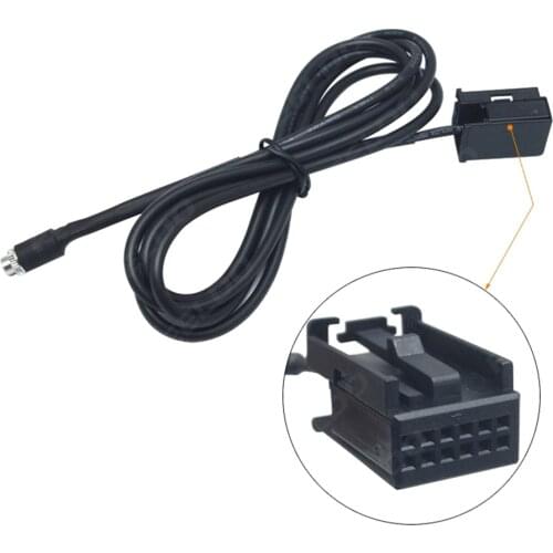 1 PCS Car Aux input Female Cable Adapter 3.5MM Audio Player fits For Opel CD30 CD40 DVD 90 NAVI 12-Pin Port AUX Wire Cable