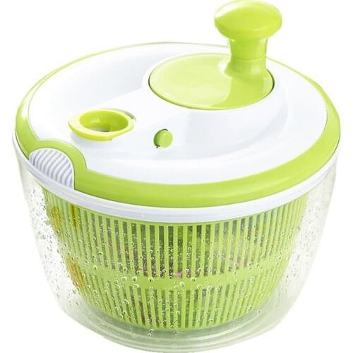 1 Piece Vegetable Dehydrator Salad Spinner Large Capacity 5L Salad Spinner