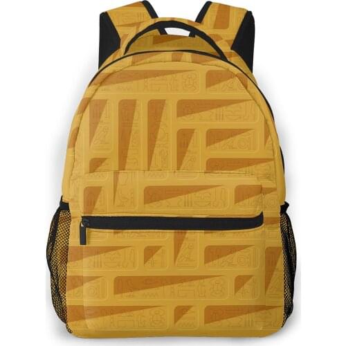 2021 Travel Backpacks Egypt Hieroglyphic Girl Backpack For Women Large Capacity School Bag For Teenage