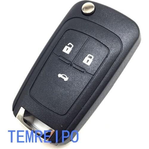 3 Buttons Car Styling Folding Key Remote Replacement Case Shell Auto Accessories For Buick Aveo Chevrolet Cruze