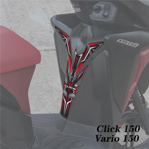 3D Printing Motorcycle Sticker Tank Cap Pad Motor Decoration Sticker Full Set For Honda click 150 vario125 150 125i 150i 110