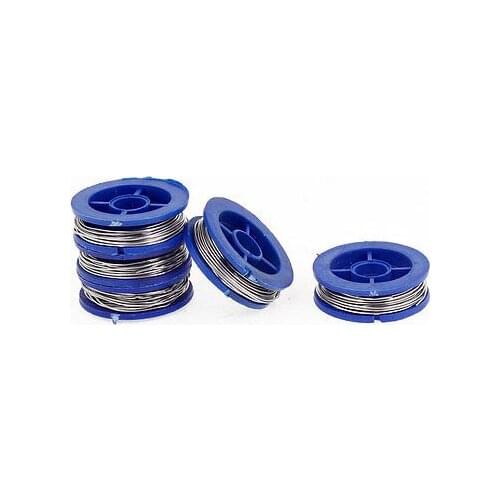 5 Pcs Solder Soldering 0.7mm Diameter Flux Tin Lead Wire Spool