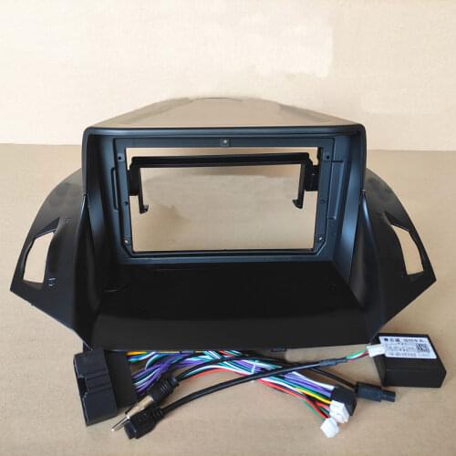 Car Fascia Navigation Fascias Dash Frame Kit For 9" Universal Android Multimedia Player For Kuga Escape 2013 2014 2015 2016-2018