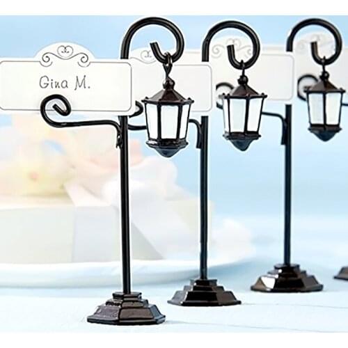 Resin Chandelier Shape Clip Note Card Holders Table Number Clip Photo Stand For Wedding Party Cake Decor