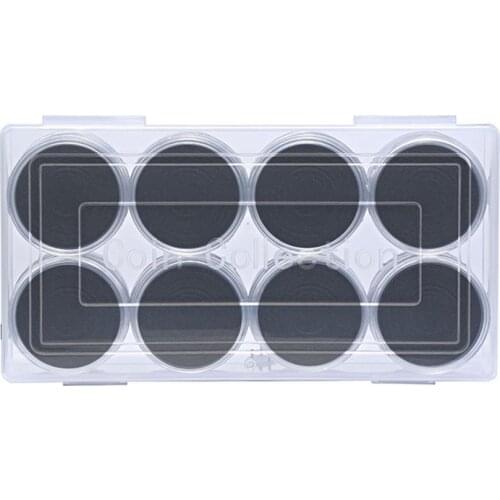 40Pcs 8 Sizes Coin Capsules And Protect Gaskets With Storage Box Exhibitions Practical Gift For Coin Collector To Store