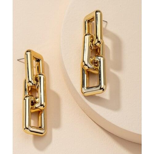 Gothic Chain Earrings For Women 2020 Charm Ear Rings Retro Cool Delicate Earring Antique Baroque Classic Trendy Jewelry New Gift