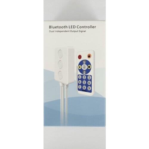 SP601E WS2812B WS2811 Music Controller Built In Mic Dual Signal Addressable Pixels LED RGB Strip Light IOS/Android App DC5V-24V