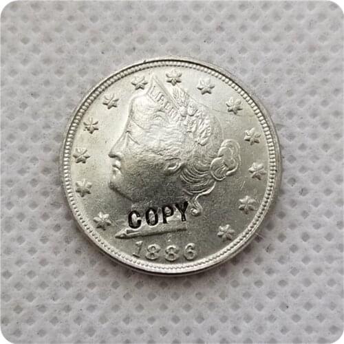COPY REPLICA 1886 Liberty Head V Nickel