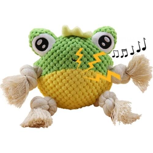 Little Puppy Toy Wear-resistant Colorful Sounding Plush Crab Dog Chewing Toy Home Dogs High Quality Pet Training Supplies
