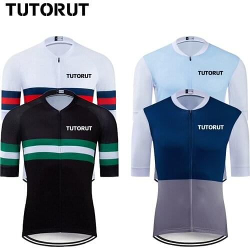 Men Cycling Jersey Short Sleeve Quick Dry Summer Mountain Bicycle Clothes Wicking Outdoor Wear Bike Shirt With Reflective Strip