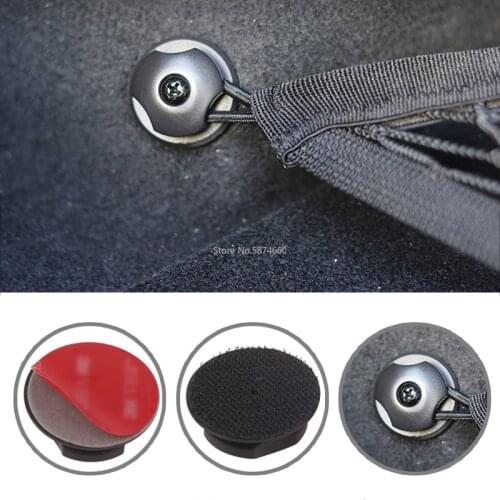 4PCS Car Cargo Net Replacement Hooks Hardware Kit Car Hook Mounting For Car Rear Cargo Trunk Storage Organizer Net