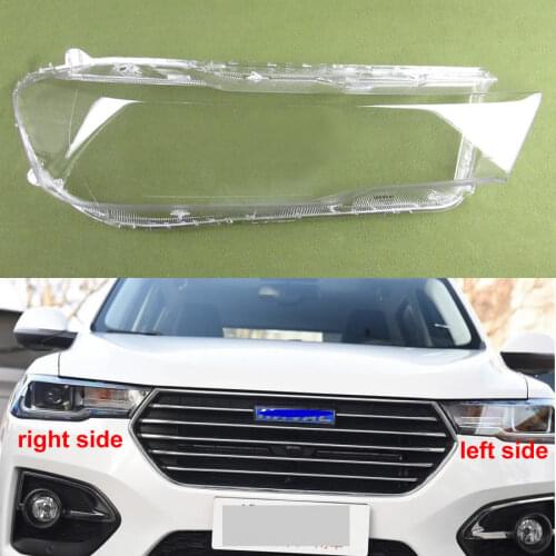 For Great Wall Haval H6 2017 2018 2019 Blue Label Front Headlamps Cover Glass Transparent Lampshade Headlight Shell