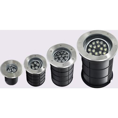 Outdoor IP68 3pcs 12x2W 60D 3pcs 12x2W 3000K 15D 3pcs 5x2W 3000K 60D LED Underground Buried Garden Spotlight